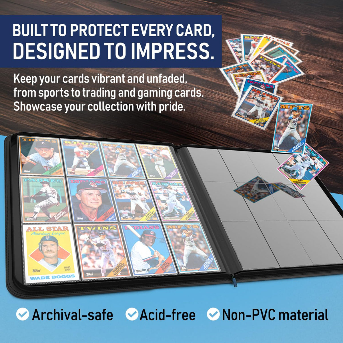 Invested Alliance organizer keeps MTG and sports cards neatly arranged