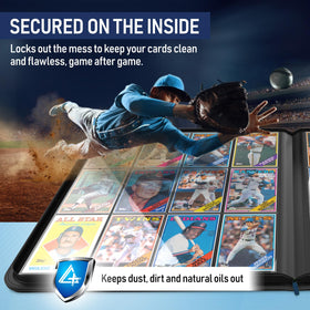 Invested Alliance dust and oil protection helps preserve collectibles