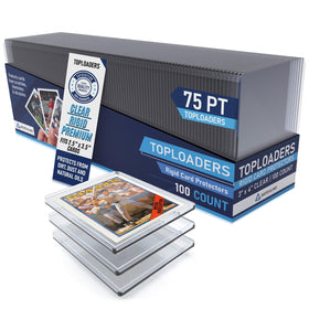 Invested Alliance top loader clear plastic protects cards with crystal clarity