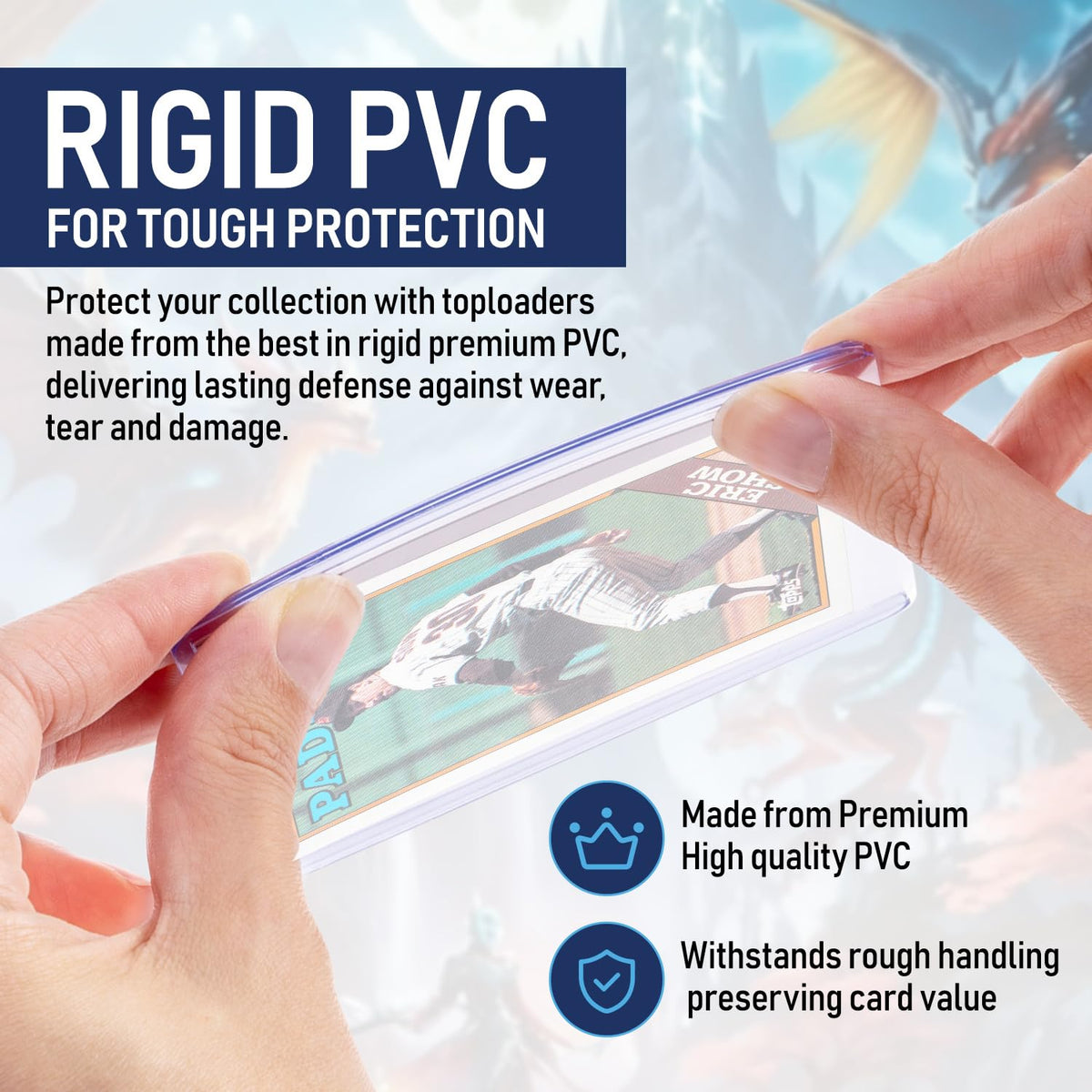Invested Alliance exterior and interior dimensions ensure consistent card placement.