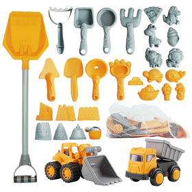 IOKUKI long shovel sand toy for easy beach digging and shaping