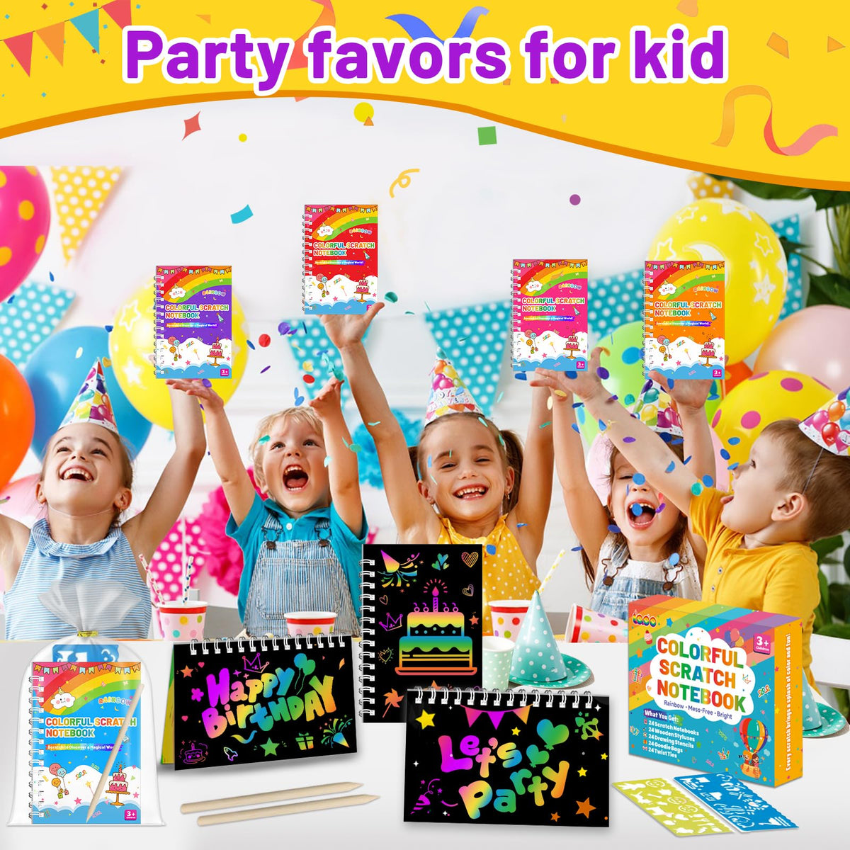 iooo Tear-resistant paper suited for repeated scratch and color activities.
