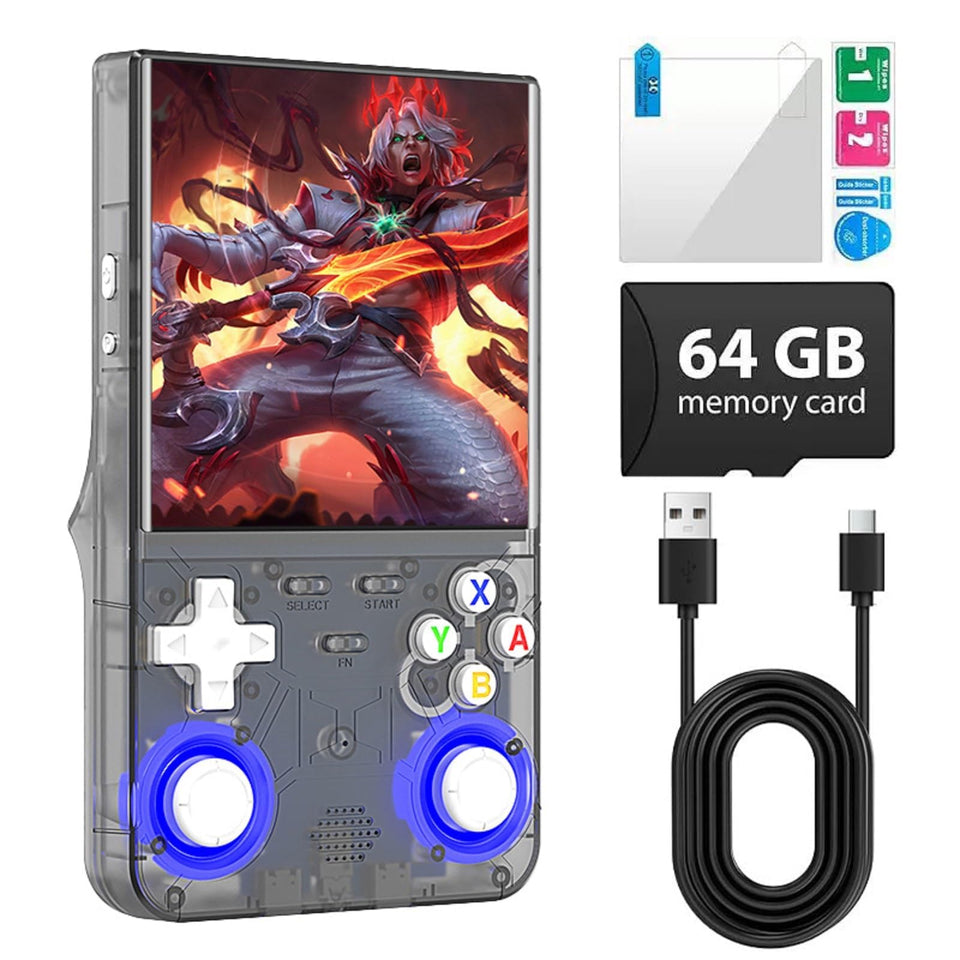 ioscre R36 Ultra front view for portable gaming on the go.