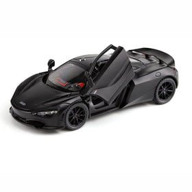 ipariser Alloy Collectible Black McLaren 720s front doors open for display