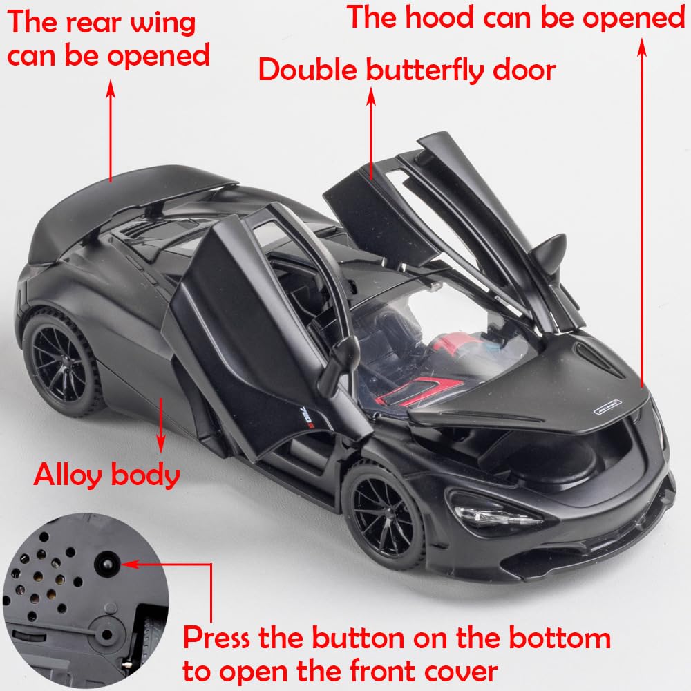 ipariser McLaren 720s with lights and sound feature activated
