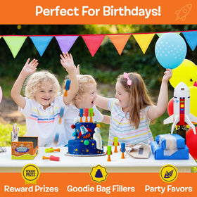 IPIDIPI TOYS Jumpeez rocket poppers mid-air jump during active play.