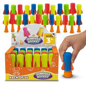 IPIDIPI TOYS Jumpeez rocket poppers ideal for gift bags and birthdays.