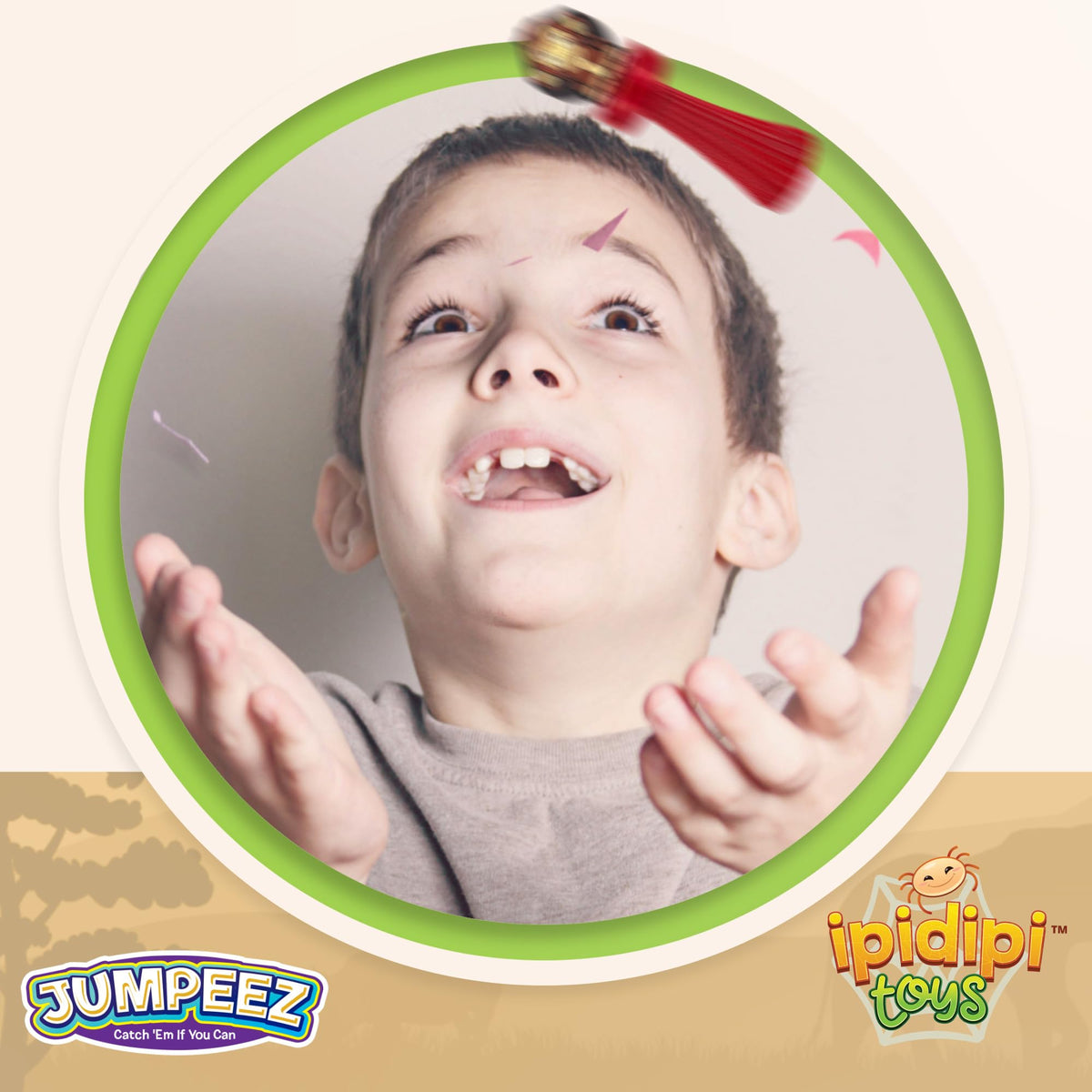 IPIDIPI TOYS Jumpeez safari rocket popper Classroom prizes for kids