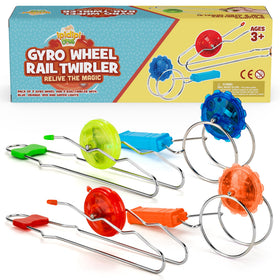 IPIDIPI TOYS retro rail twirler in action, engaging tactile play.