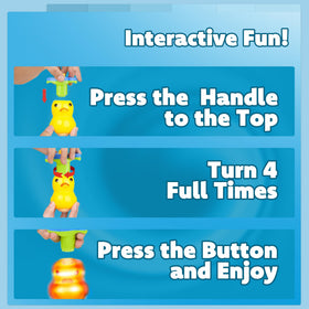 IPIDIPI TOYS Spineez bunny light-up top for classroom rewards