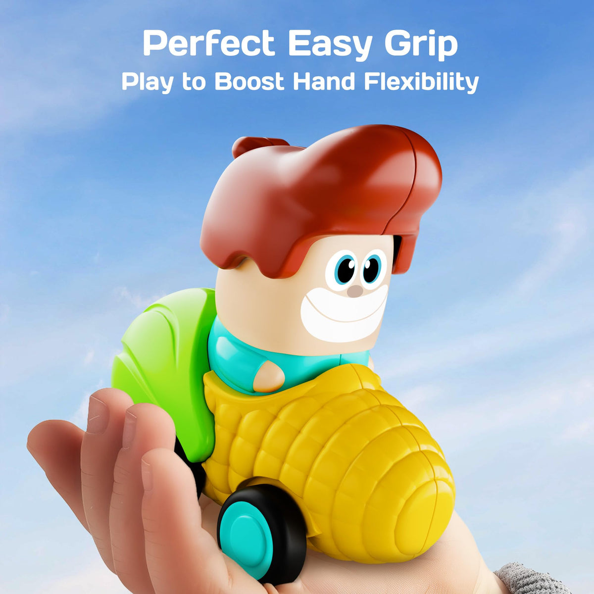iPlay bright colors gift-idea that attracts toddlers.