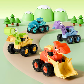 iplay dinosaur truck gift-ready packaging makes a birthday surprise.