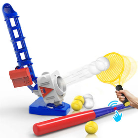 iplay-ilearn 2in1 pitching machine base unit ready for backyard practice