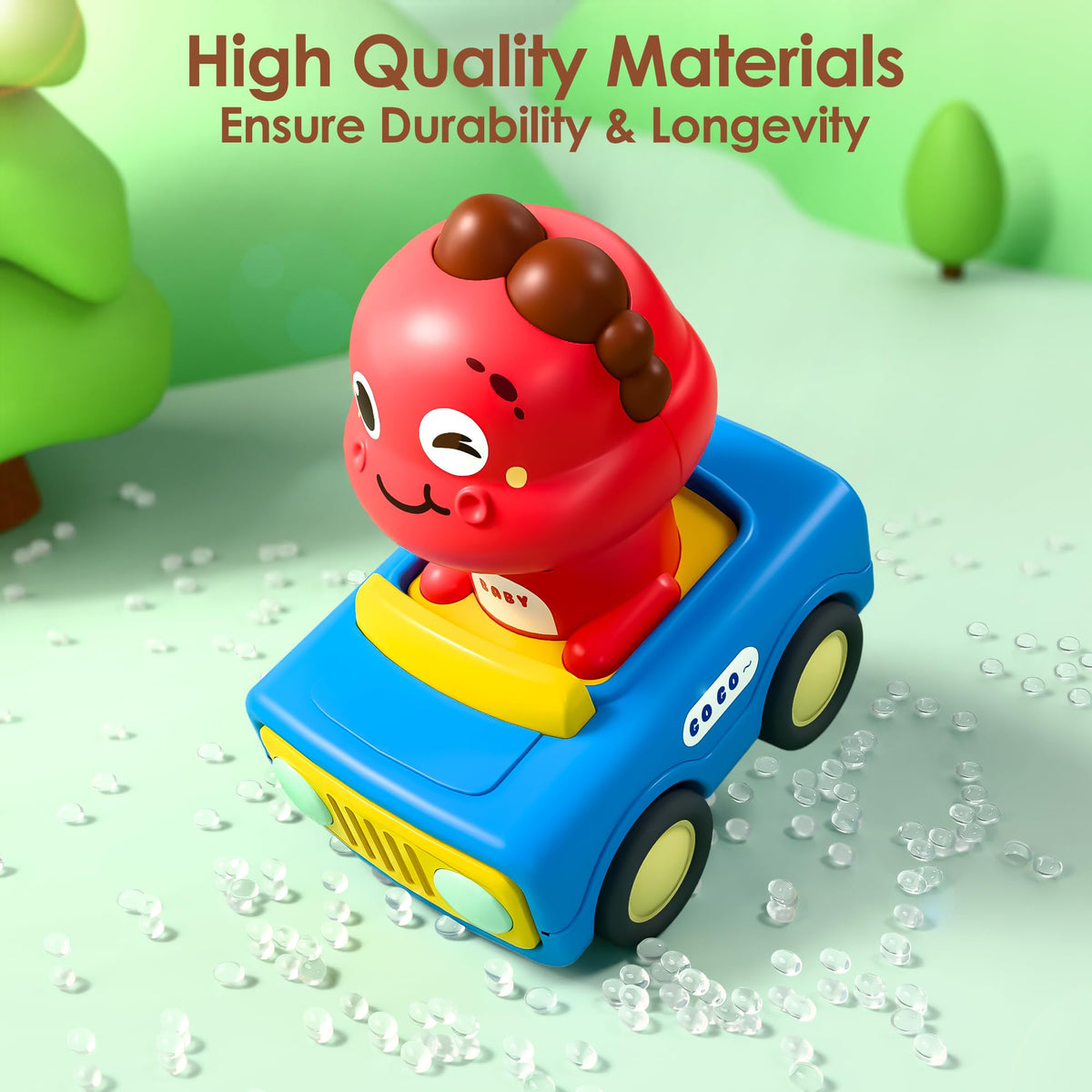 iPlay iLearn ABS material emphasizes durability for long-lasting play.