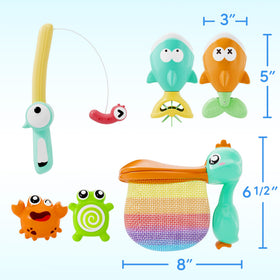 iPlay iLearn bath toy set sparks imaginative tub adventures