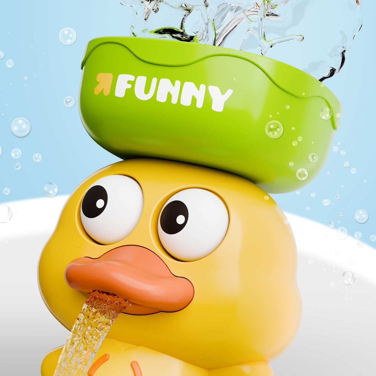 iplay-ilearn bath toy lion-head-spin features spinning head in water