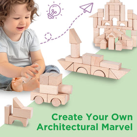 iPlay iLearn blocks stack and build, promoting balance and spatial awareness.