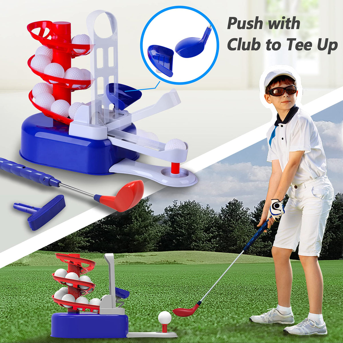 iPlay iLearn blue-driver-heads enable versatile left-right swing options