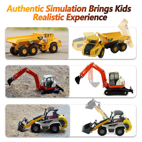 iPlay iLearn bulldozer for sturdy sand play and active role play.