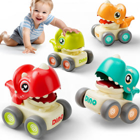 iPlay iLearn dinosaur press-go mouth action shows battery-free takeoff for babies