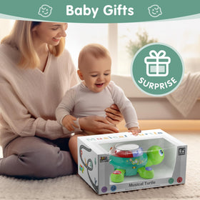 iPlay iLearn gift-ready musical turtle toy suitable for birthdays