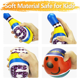 Playset designed for indoor and outdoor use on carpets and floors.
