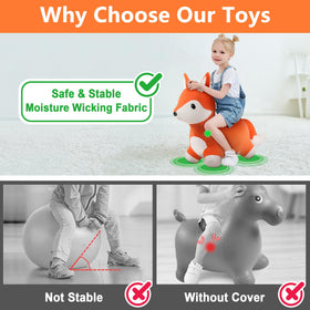 iplay iLearn inflatable bounce toy suitable for indoor and outdoor adventures