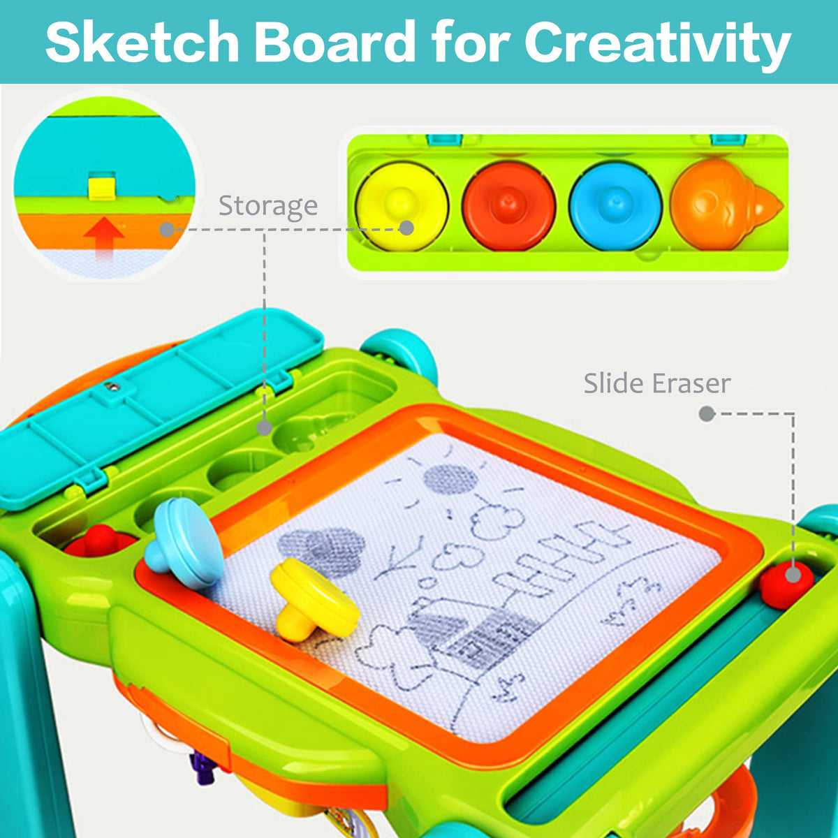 iPlay iLearn learning table design is gift-ready for birthdays and holidays