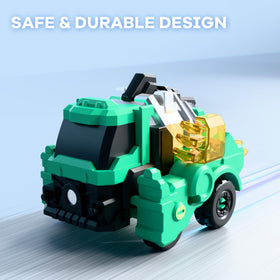 iplay ilearn magnetic connectors support simple snaps for young builders.