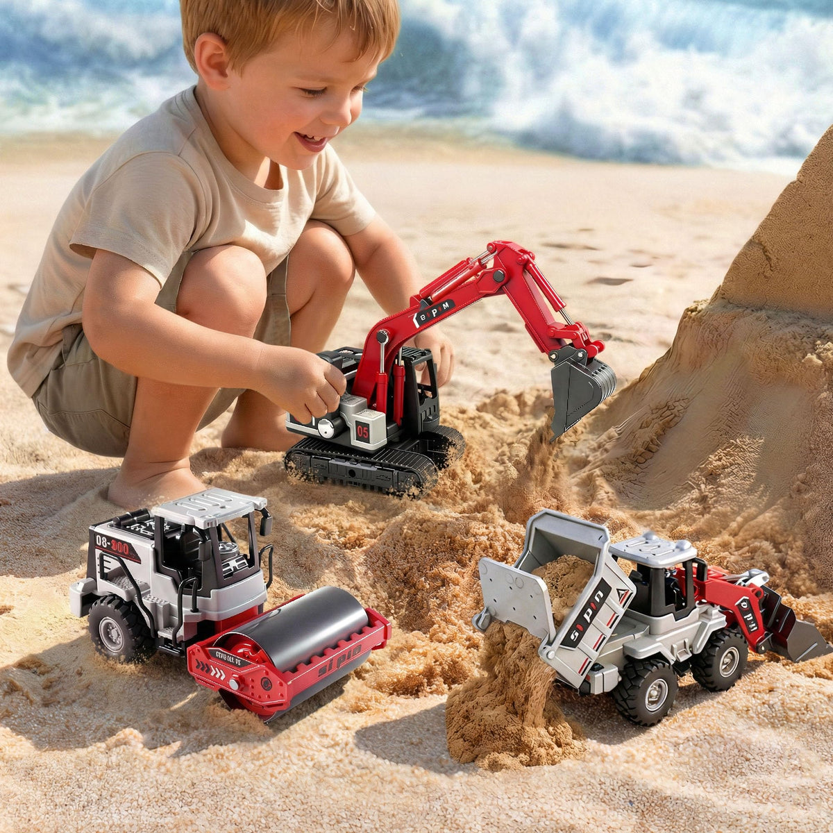 iPlay iLearn metal-head toys deliver durable tactile sand play