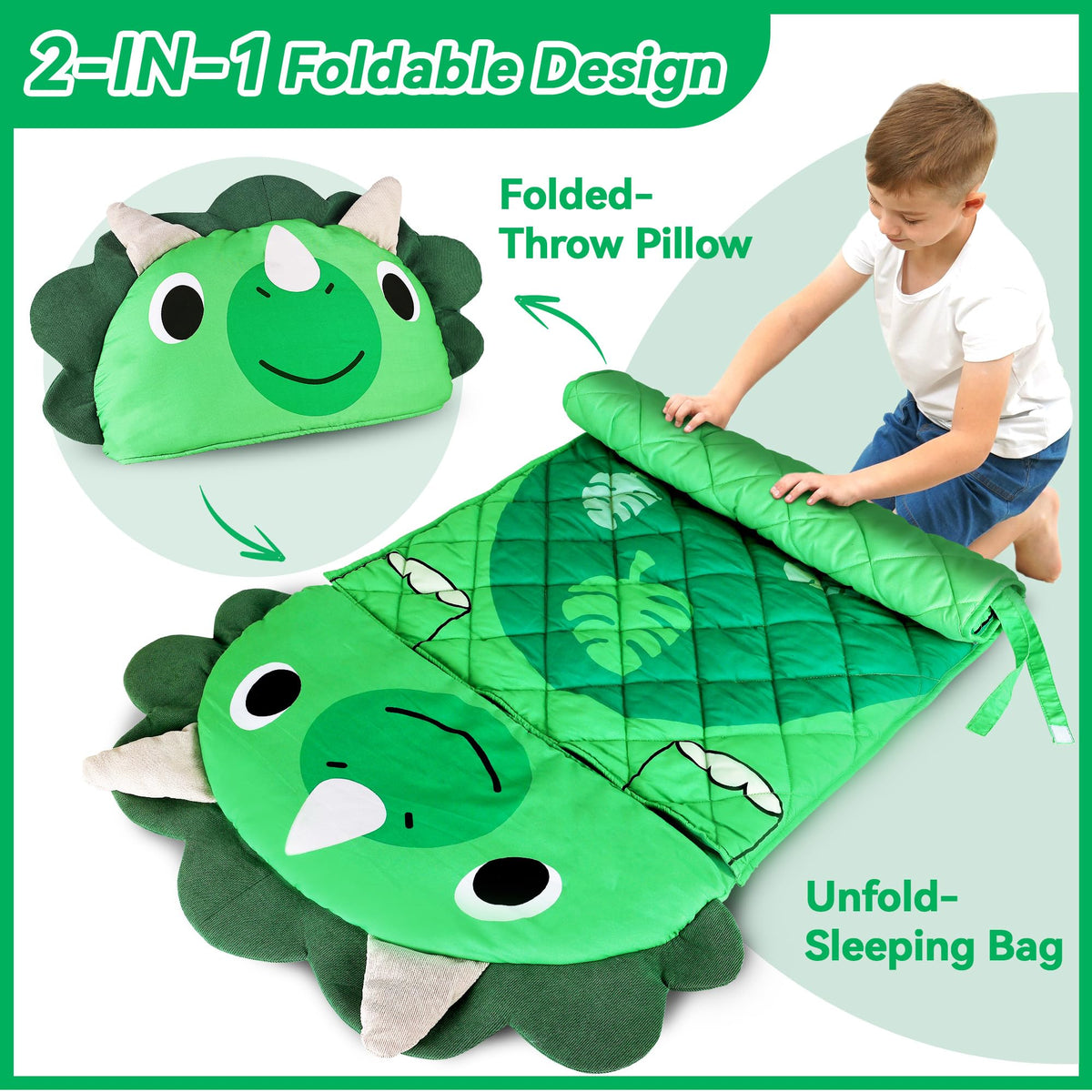 iPlay iLearn nap mat portable with straps for easy transport