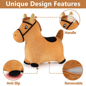 iPlay iLearn plush hopper cover offers easy machine wash for clean, cozy sessions