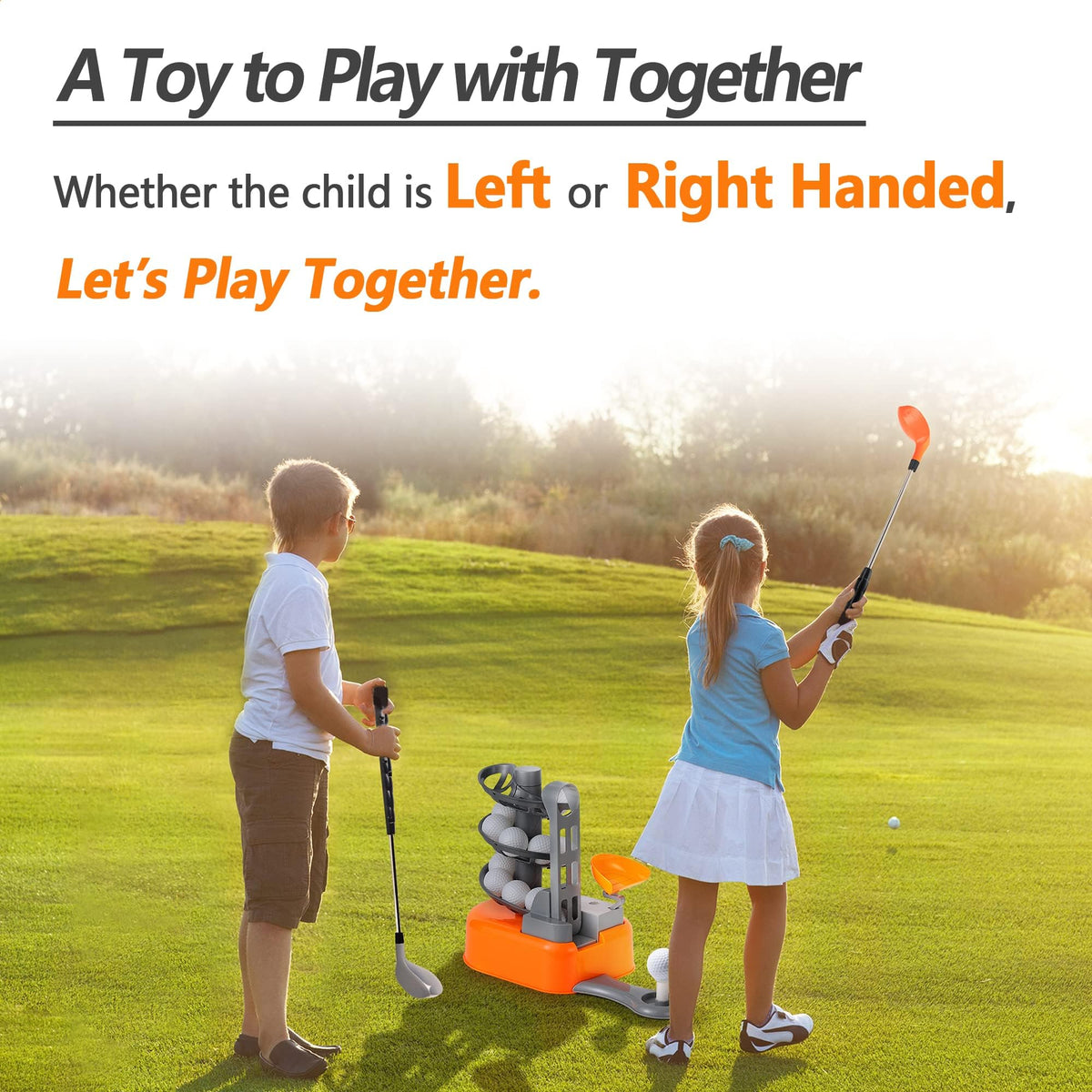 iplay iLearn putter head helps accuracy-focused play sessions.
