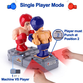 iPlay iLearn RC fighting robot in action, perfect for friendly battles