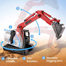 iPlay iLearn road roller drum action supports tactile engagement while playing in sand