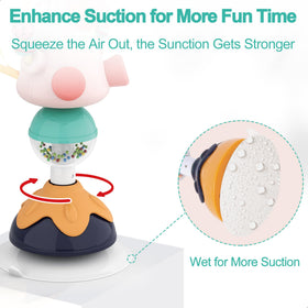 iPlay iLearn sensory rattle toy aids auditory awareness during playful shaking