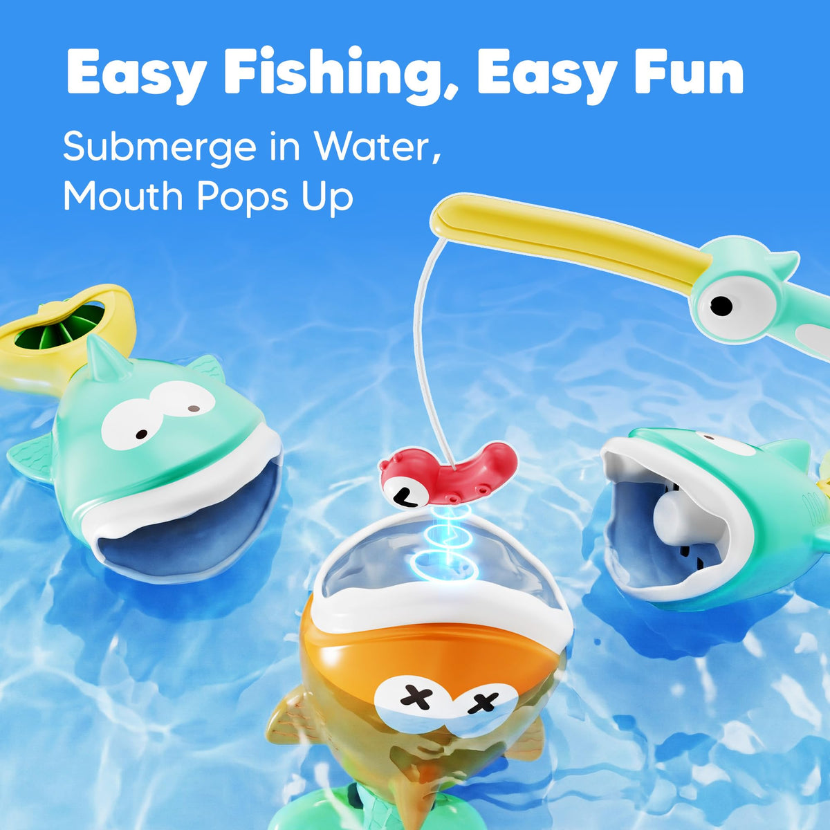 iPlay iLearn squeezable animals for squirting water during bath