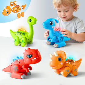 iPlay iLearn T-Rex dinosaur assembly for tactile play and early STEM exploration