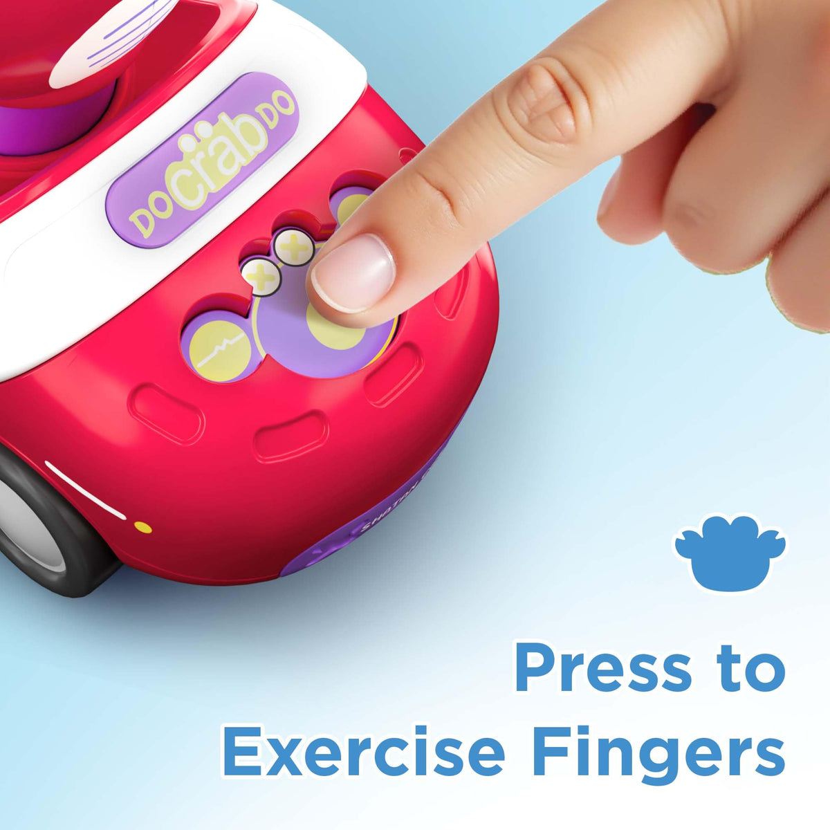 iPlay iLearn three-pack crab cars ideal for sharing.