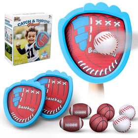 iPlay iLearn toddler baseball toy paddles for easy catching and active play.