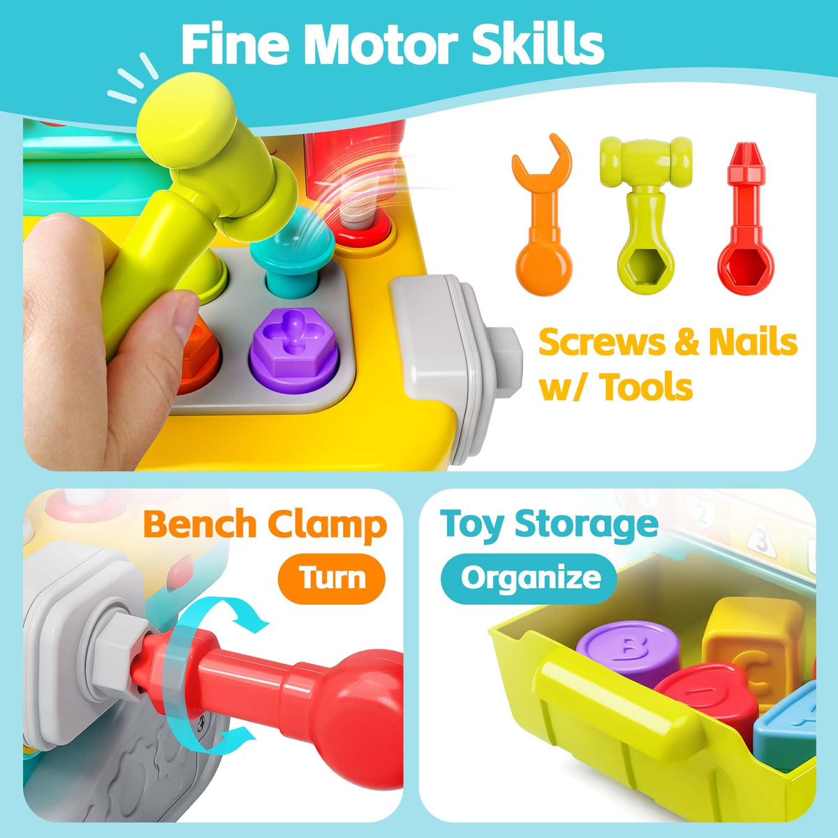 iPlay iLearn number slider and songs stimulate early math and music
