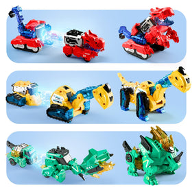 iplay ilearn triceratops dino with wheels for independent play.