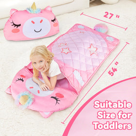iPlay iLearn unicorn slumber sack ideal for sleepovers and travel