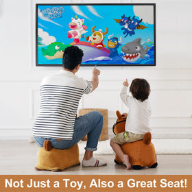 iPlay iLearn zip-off cover simplifies washing after messy indoor/outdoor play