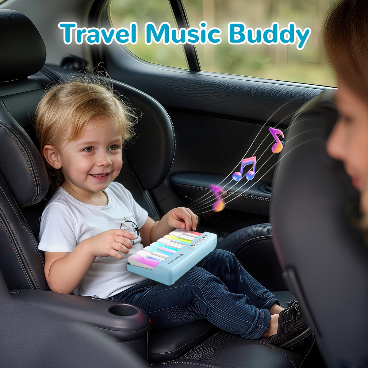 iPlay iLearn light-up keys guide children through simple melodies.