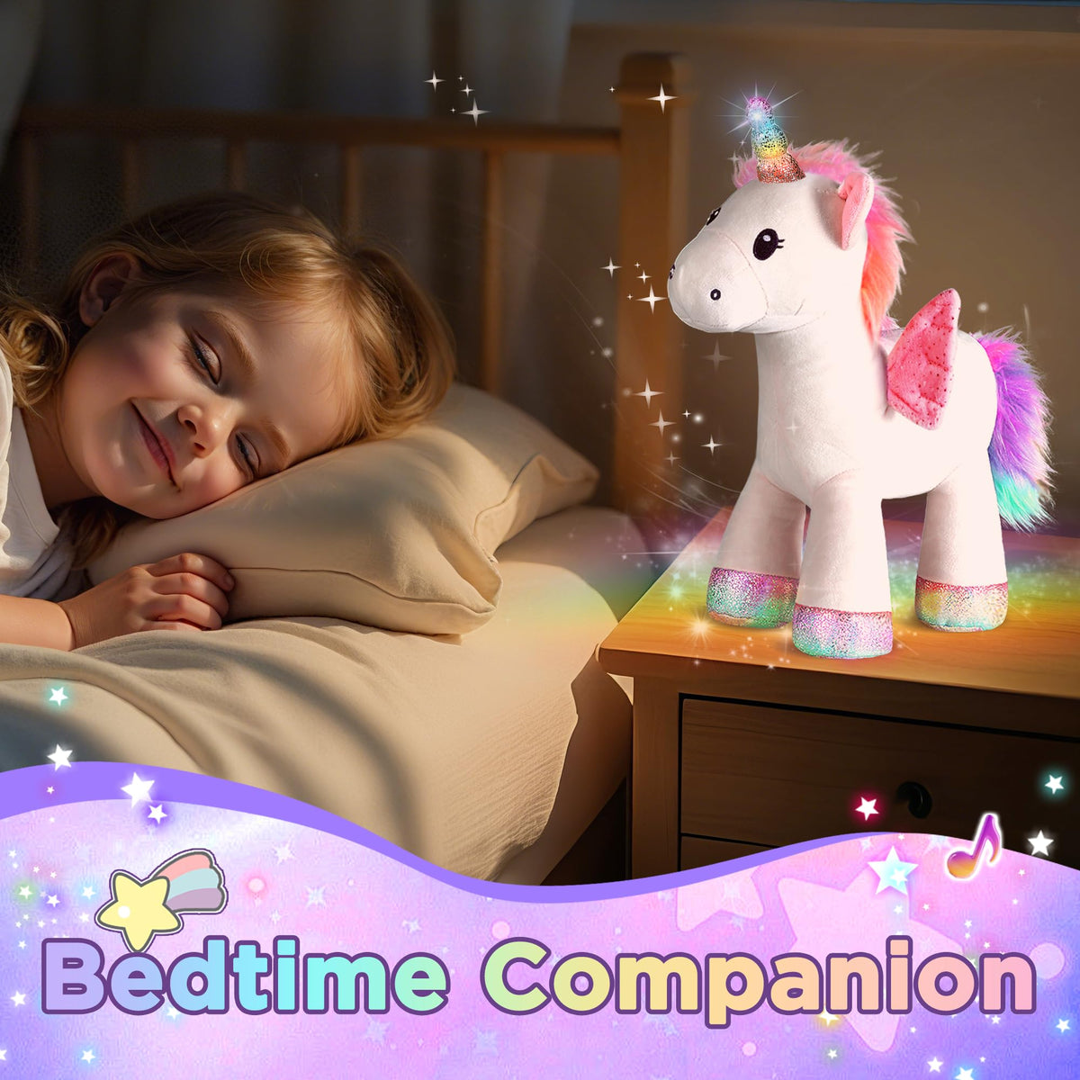 iplay plush magic unicorn cuddle play offers a comforting quiet companion