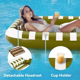 iPlay Pool Wave Lounger tail spray end adding playful water splash.