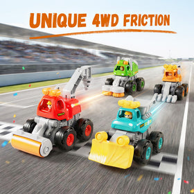 iPlay push forward backward friction motor car powers smooth, battery-free motion.