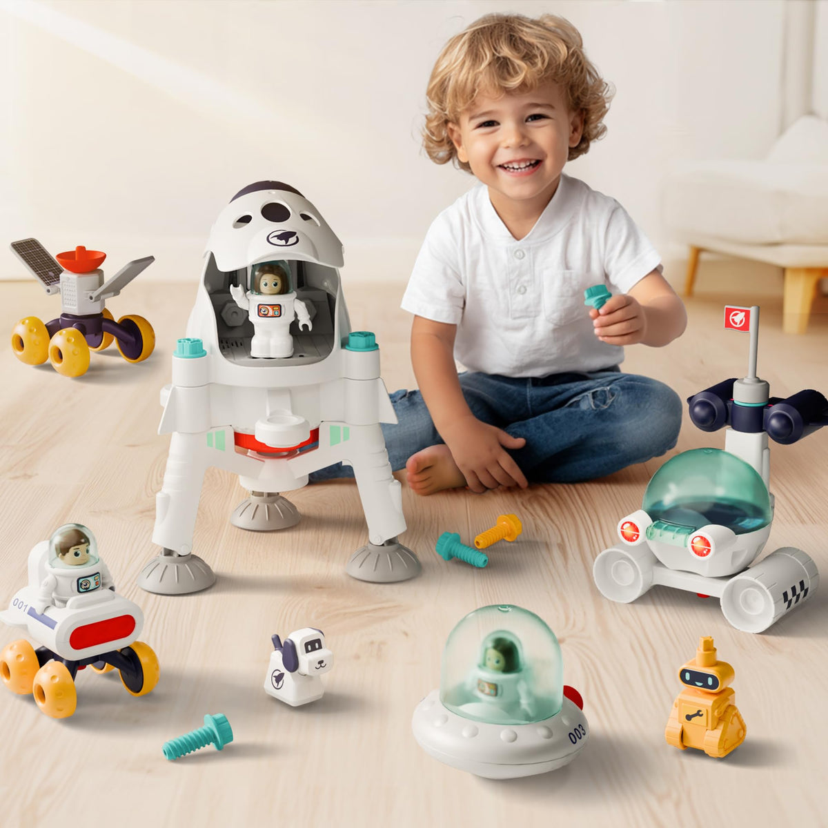 iplay spaceship adventure planet playset invites imaginative space exploration