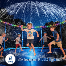 IPOOLTENG easy installation with included zip ties on most trampolines.